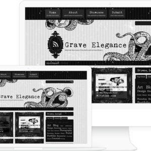 Grave Elegance (Web Design)